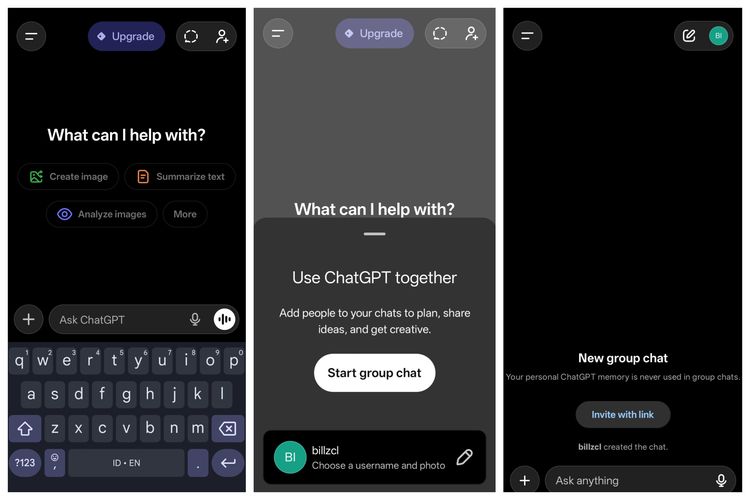 Pengguna ChatGPT Di Indonesia Kini Bisa Bikin Grup