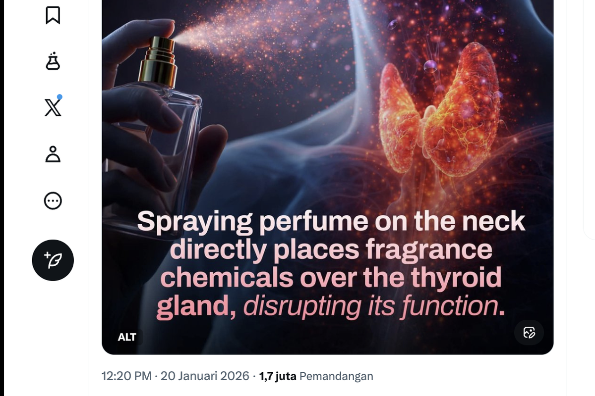 Heboh Semprot Parfum Bisa Picu Masalah Hormon, Ini Kata Ahli