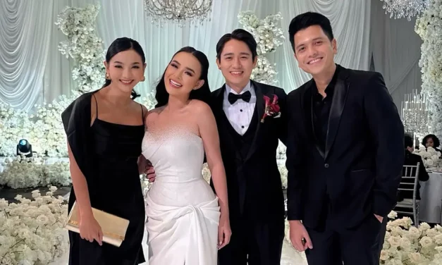 Potret Serasi Amanda & Kenny Di 4 Resepsi
